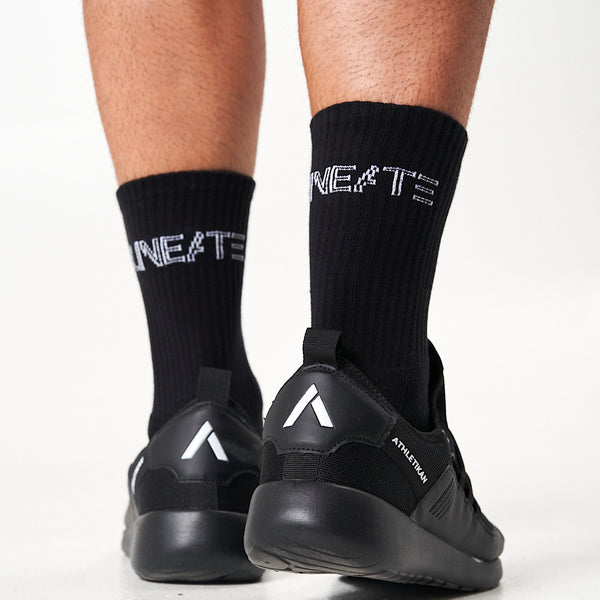 consensus uitlokken Beschrijven Men's Black Workout Socks | Men's Sports & Athletic Socks | Lineate